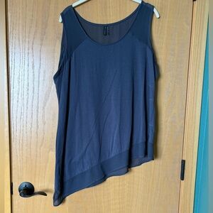 Stella Carakasi Blue Asymmetrical Sleeveless Tank